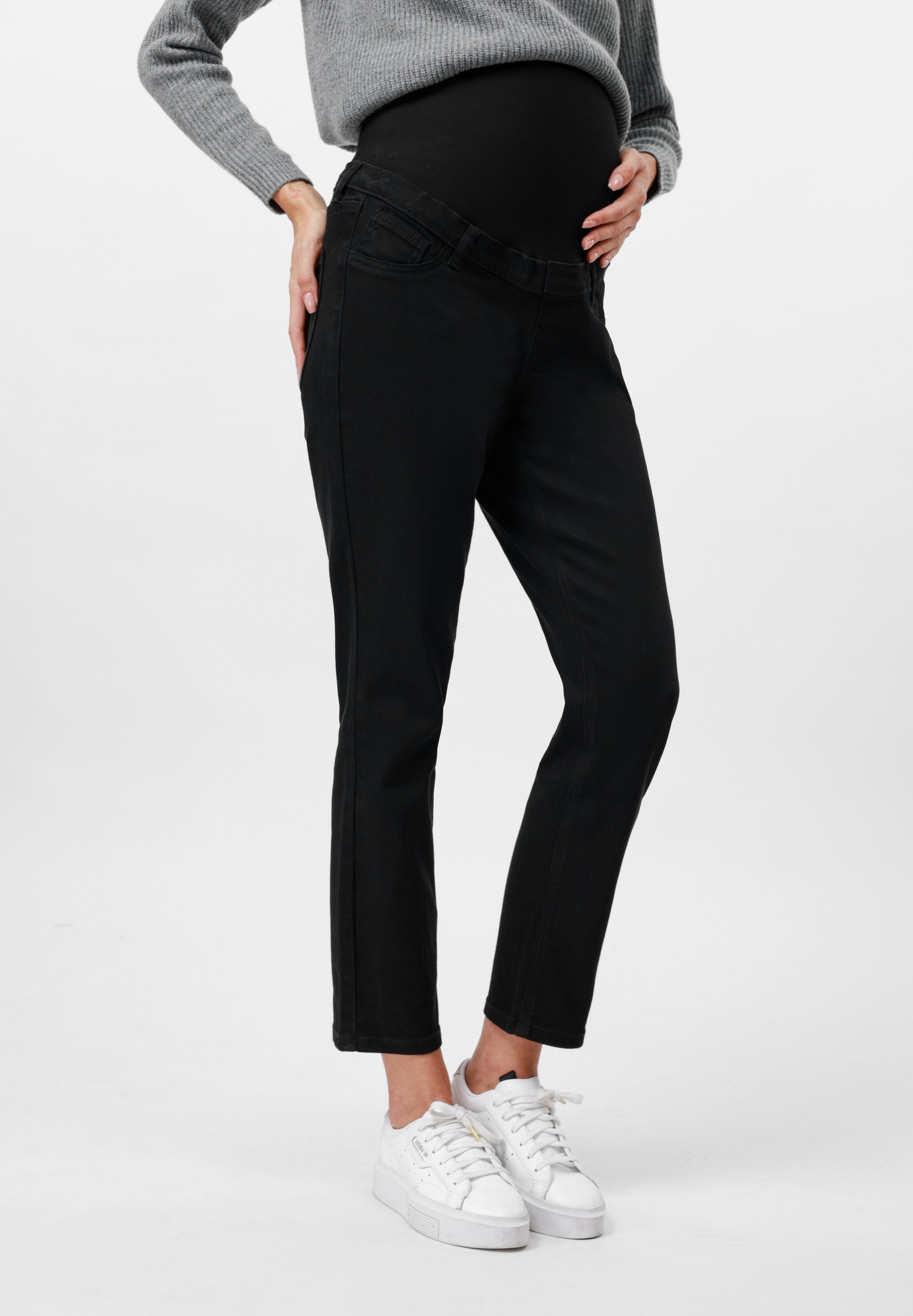 Jean Anna Field MAMA Mom - denim noir