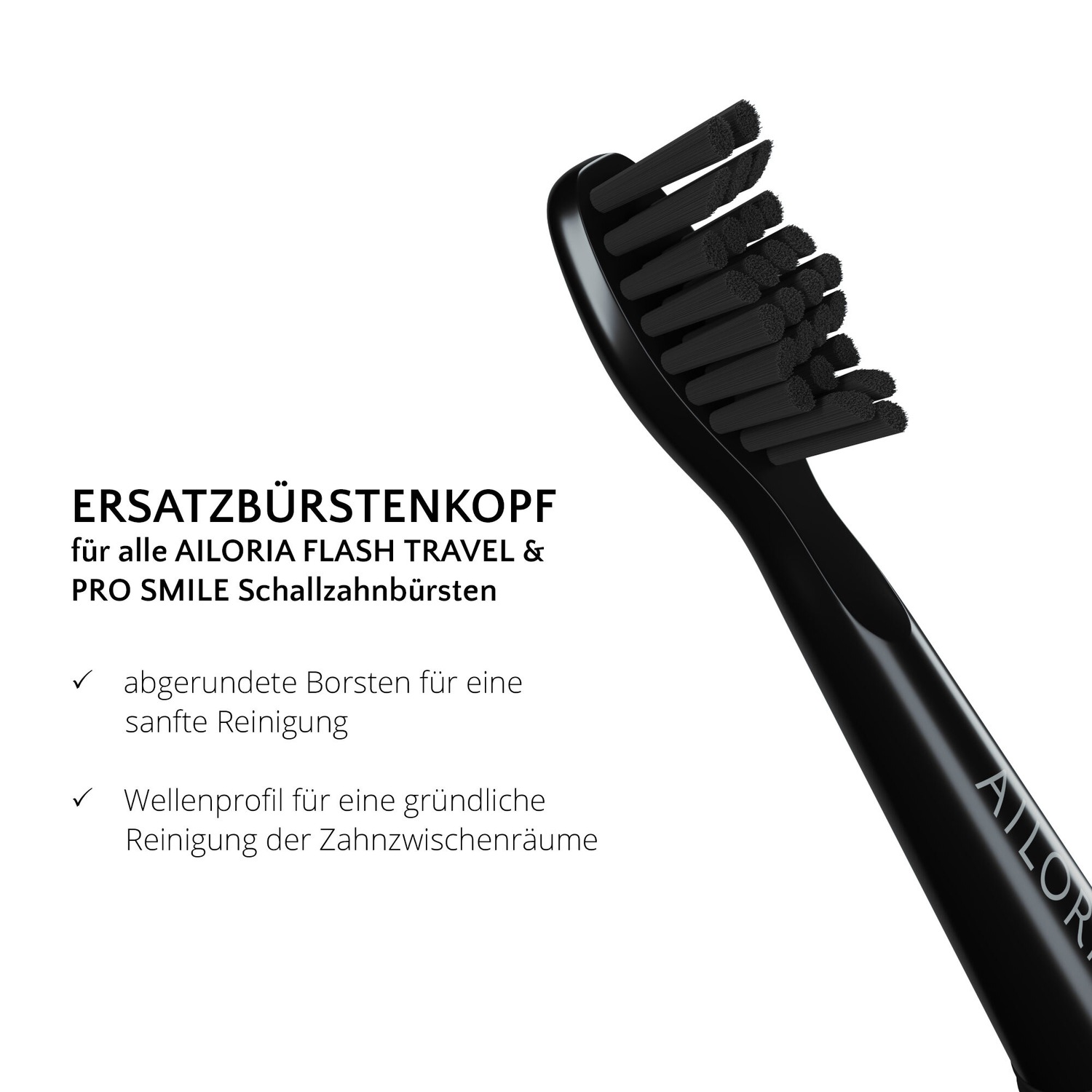Ricambio per spazzolino da viaggio Ailoria Flash – 1 pezzo