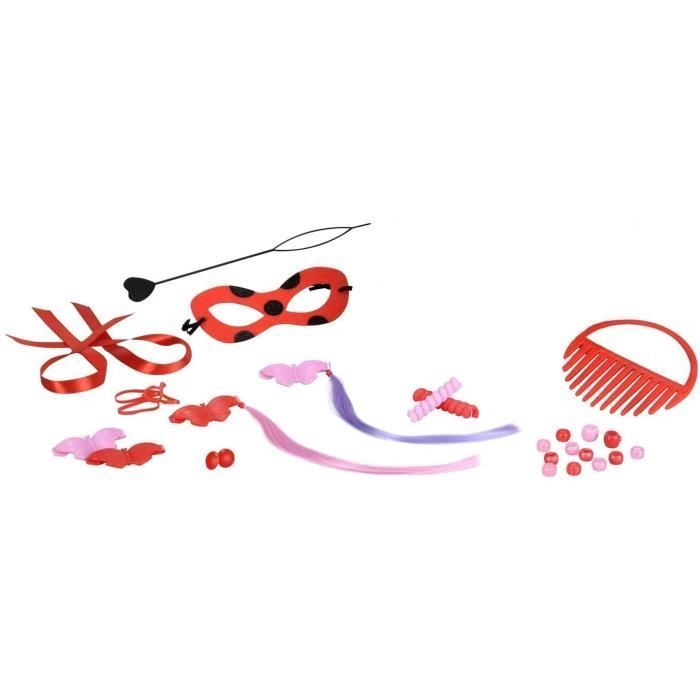 Miraculous Ladybug Styling Head - BANDAI - Rood - Gelicentieerd Miraculous-product - Voor kinderen vanaf 4 jaar
