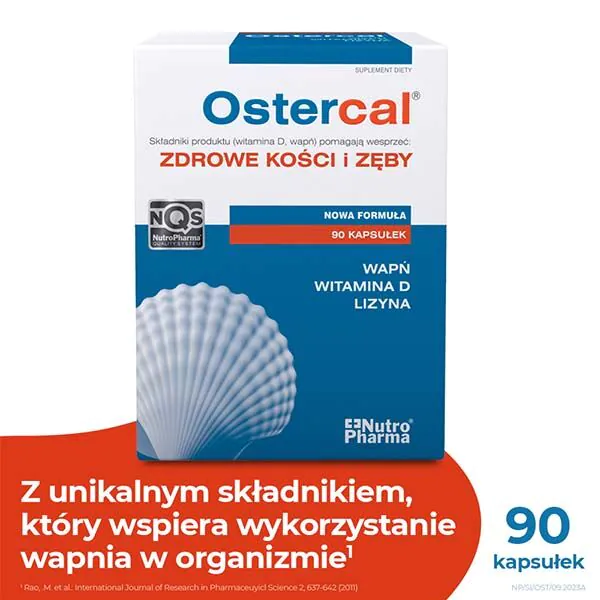 Ostercal, Preparat na wzmocnienie kości, Tabletki powlekane