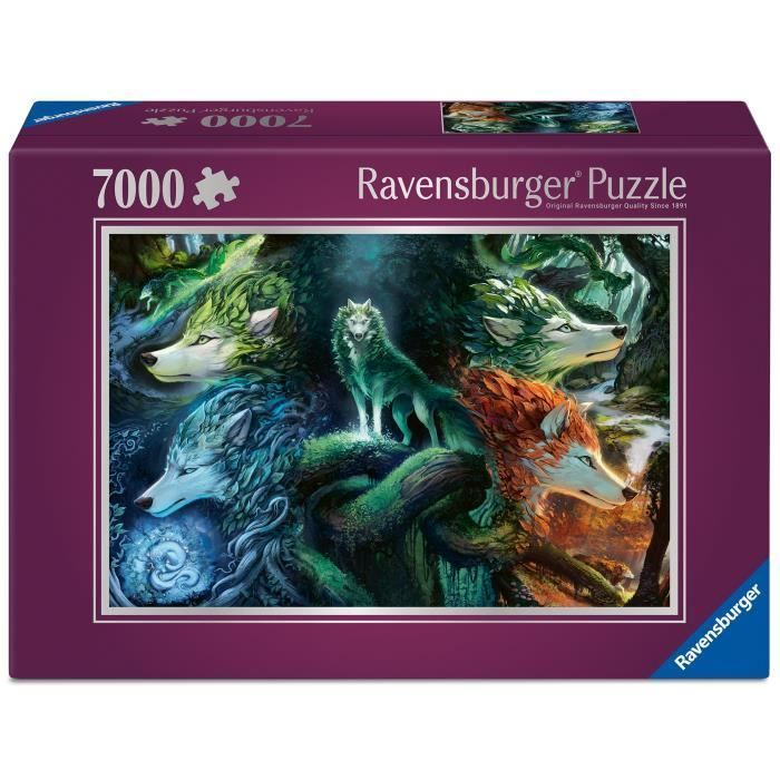 Rompecabezas de 7000 piezas - Los Lobos - Ravensburger