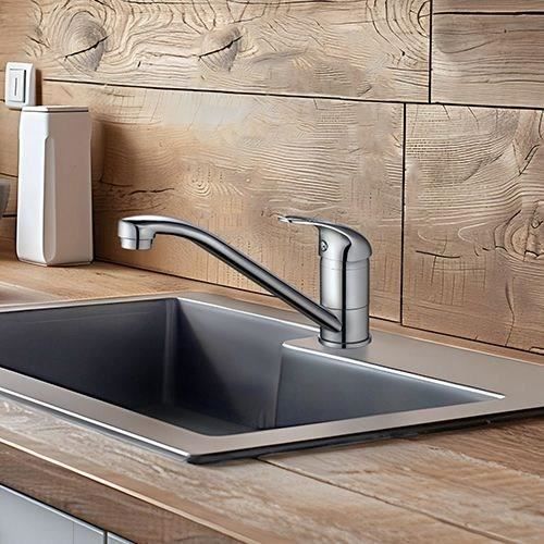 Kitchen sink mixer tap - Chrome - Reduced flow - Swivel spout - JOCKER - EDOUARD ROUSSEAU