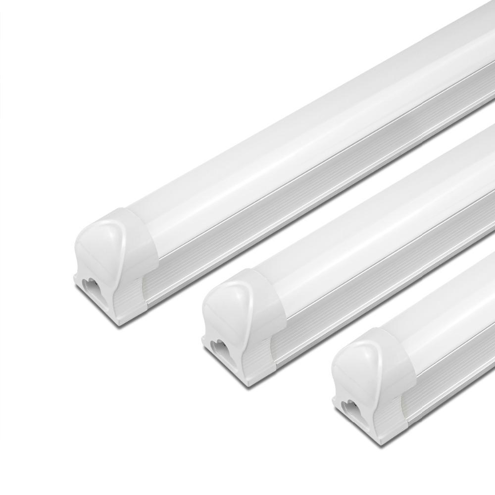 Barra de luz LED T8 de 8W y 10W para gabinetes, 30CM y 60CM, bombillas LED para iluminación de cocina, tubo fluorescente, lámpara, ampolla