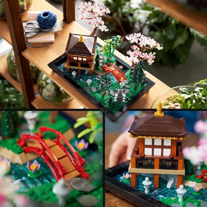 LEGO® Icons 10315 Il Giardino della Pace, Kit di giardinaggio botanico zen per adulti, Regalo per donne e uomini