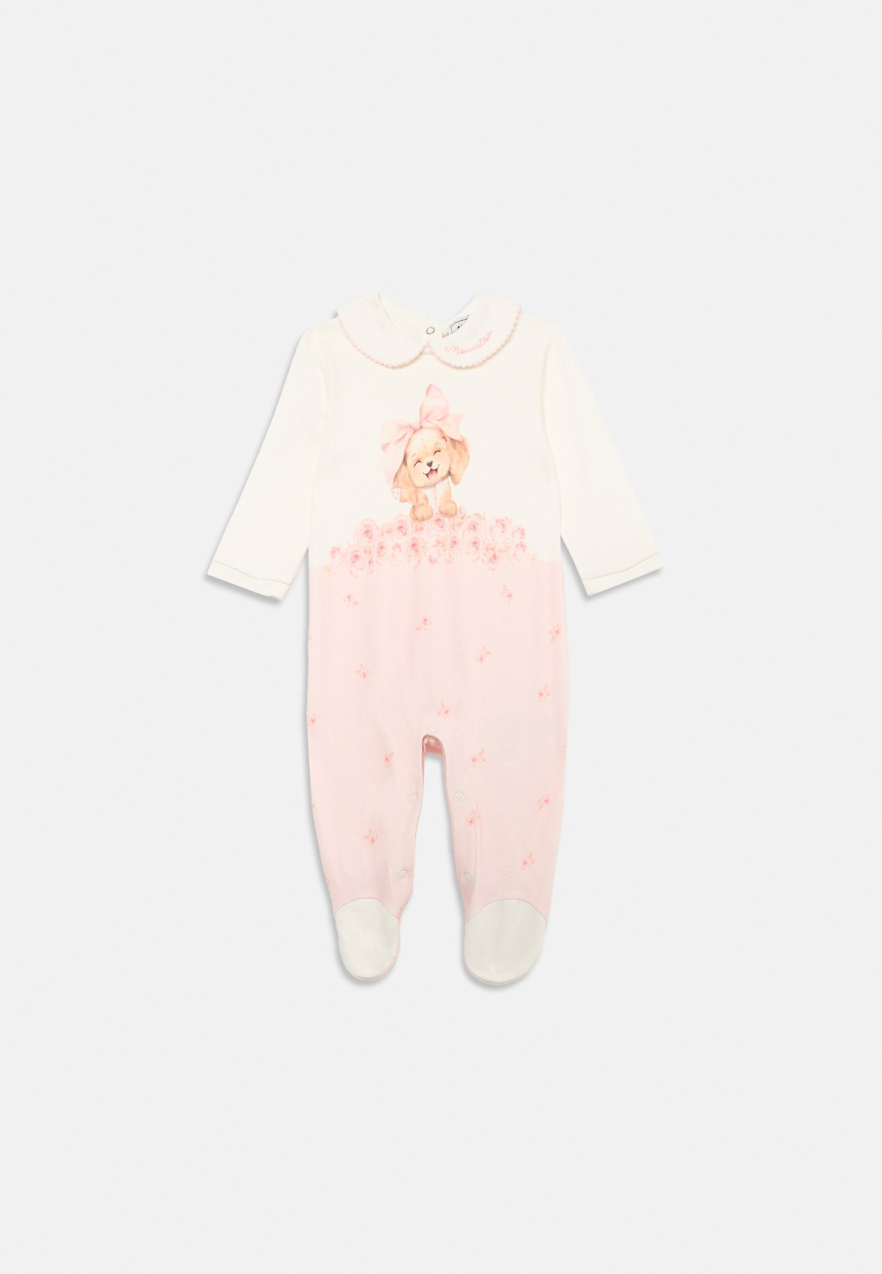 Combinaison pour chiot Monnalisa - Crème/Rose antique
