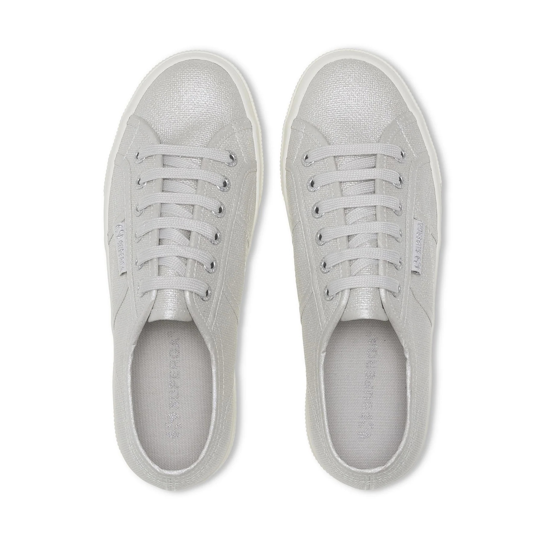 2740 PLATFORM PEARL MATTE CANVAS-GREY SILVER-FAVORIO