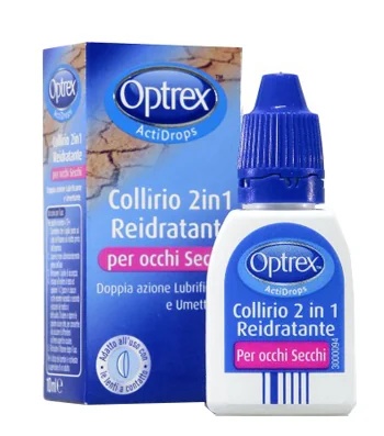 OPTREX Colírio reidratante 2 em 1 Optrex 10ml para olhos secos
