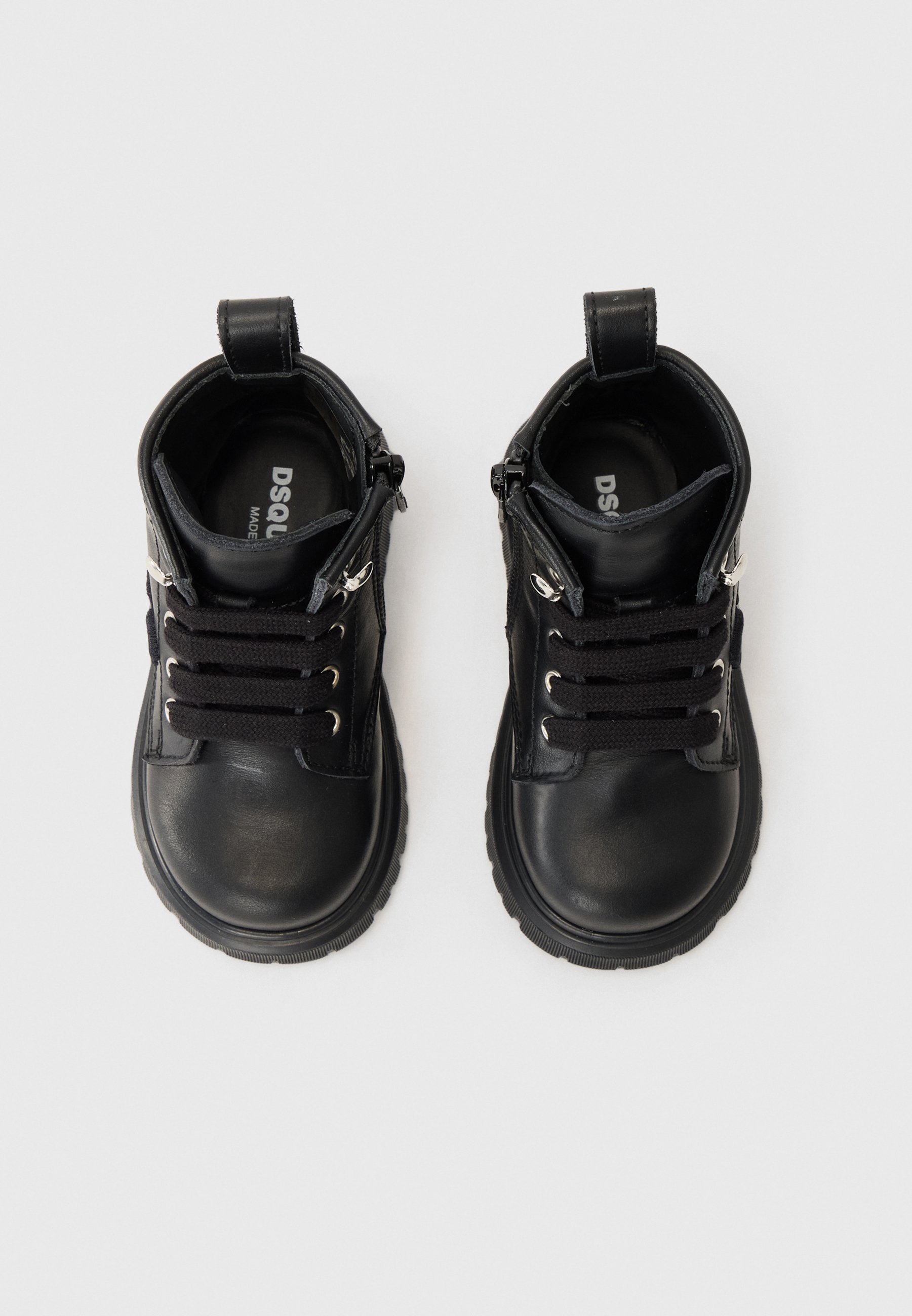 Dsquared2 UNISEX - Enkellaarsjes met vetersluiting - zwart