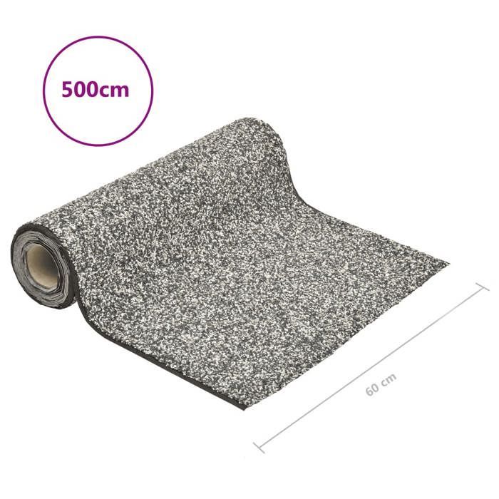 vidaXL Harmaa kiviverhous 500x60 cm 149531
