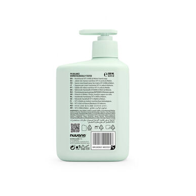 Dicora kermainen nestemäinen käsisaippua A-vitamiinilla ja melonin tuoksulla, 500 ml.