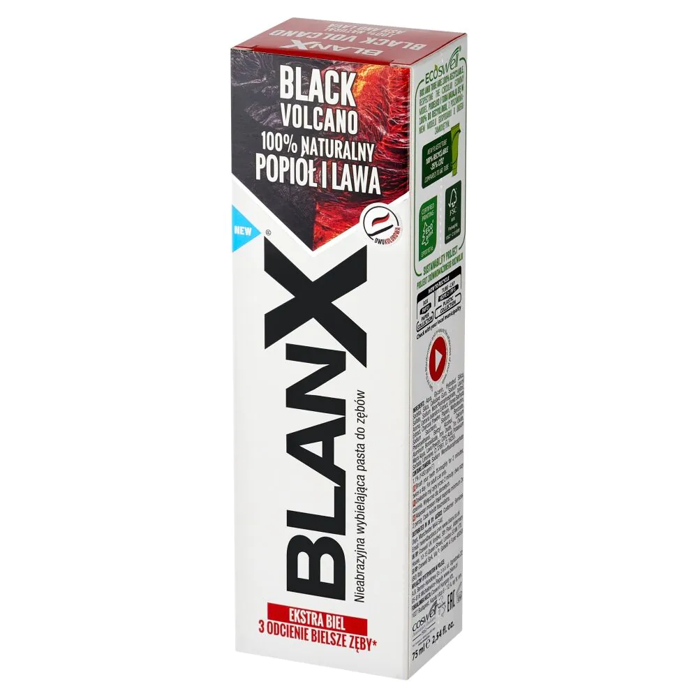 Blanx Pasta do zębów Black Volcano