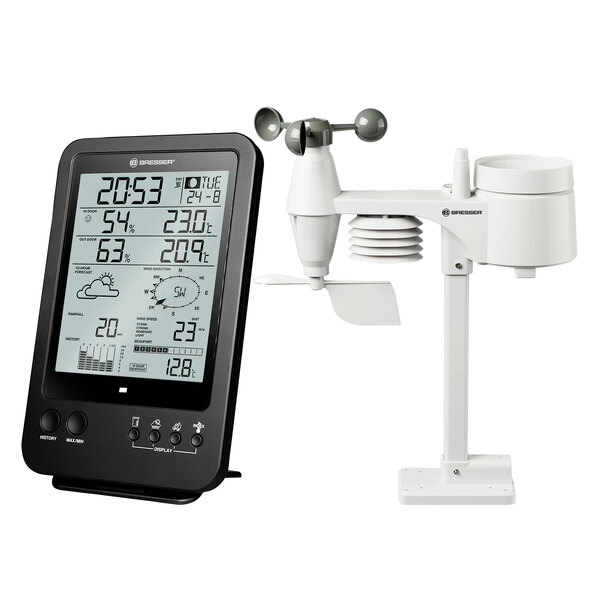 5-in-1 Weather Center, black