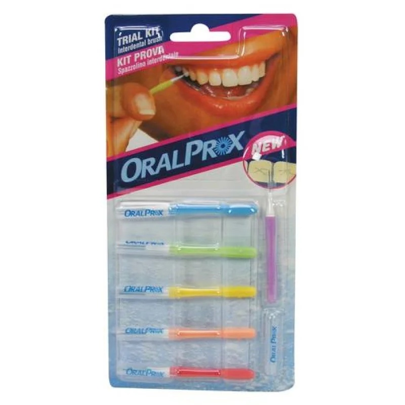 ORALPROX Oralprox Interdentalbürsten-Probierset mit 6 Größen
