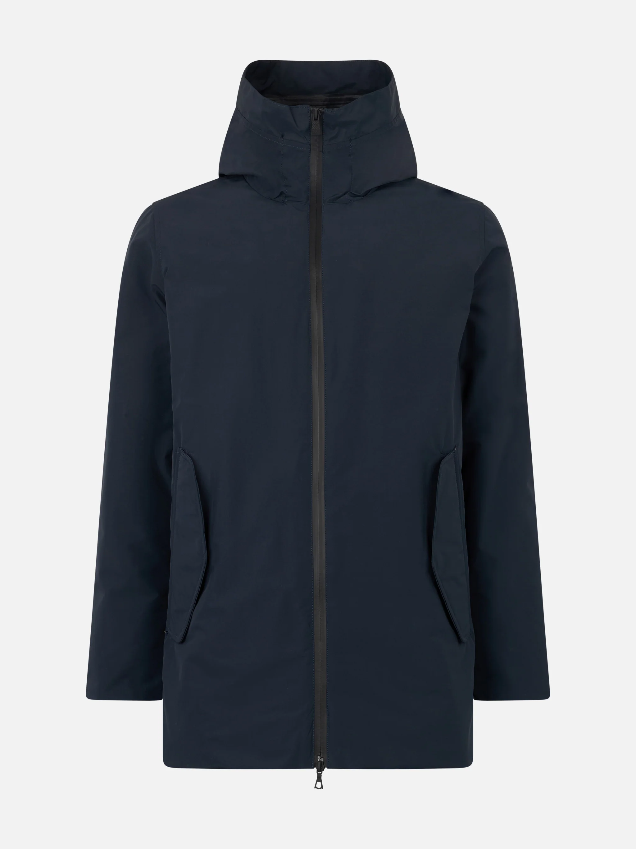 Voyager herenparka met capuchon in blauw
