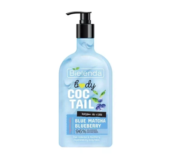 Bielenda Body Coctail regenerujący balsam do ciała Blue Matcha i Blueberry 400 ml