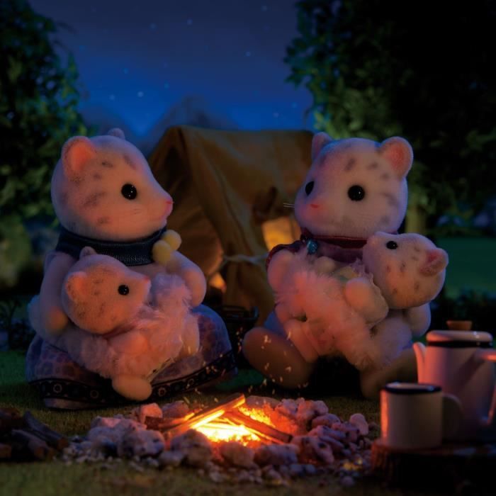 Miniatuurfiguurtjes - SYLVANIAN FAMILIES - De Sneeuwluipaardfamilie - Geschikt voor kinderen vanaf 3 jaar