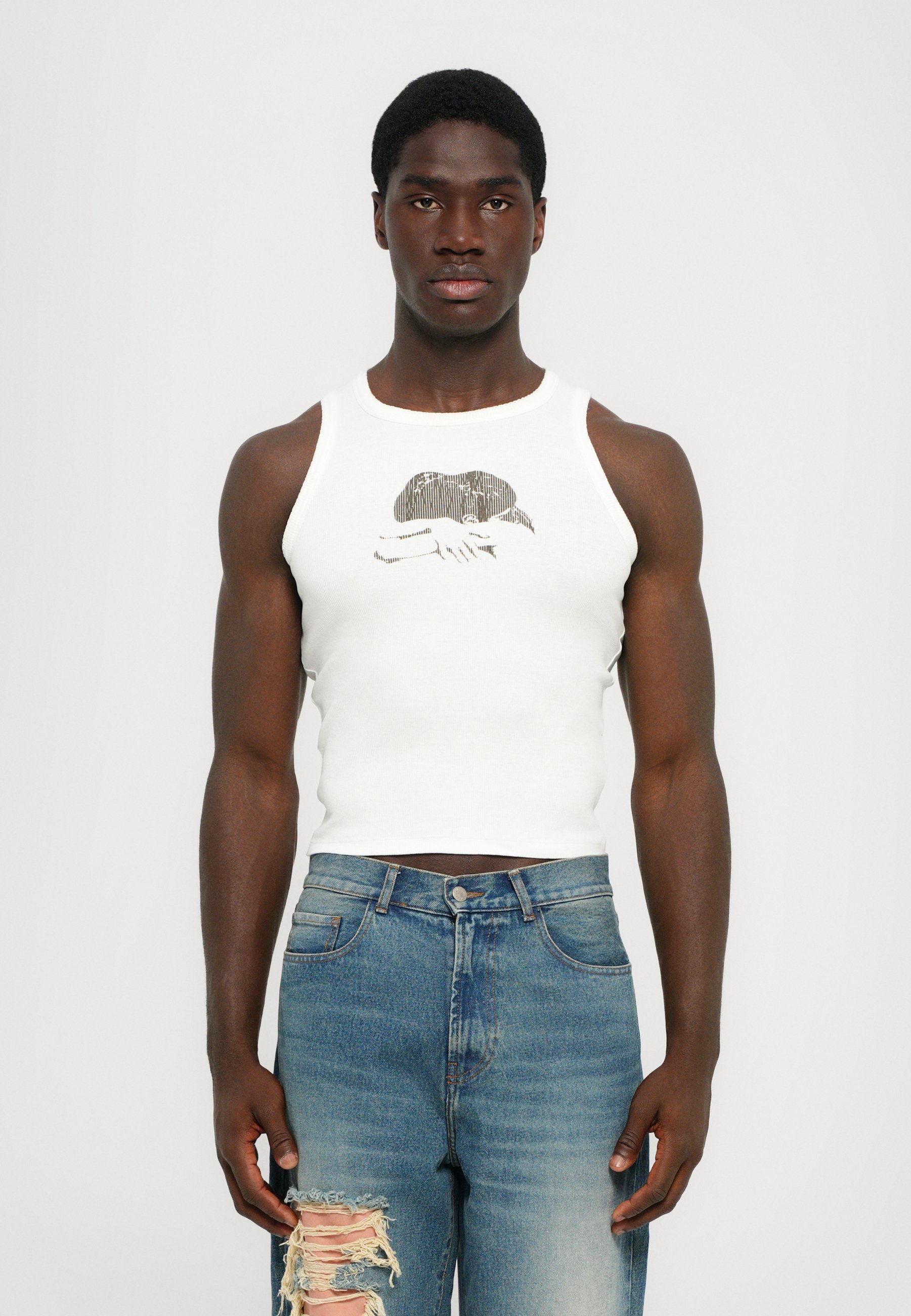 Carne Bollente BACK IN YOUR ARMS - Top - white