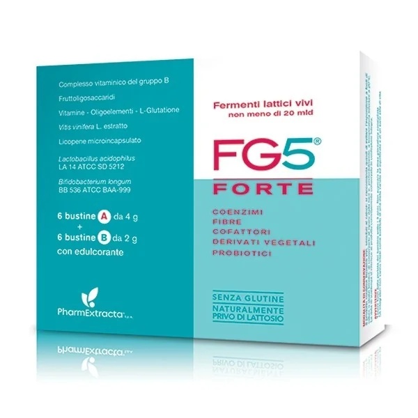 Complément alimentaire probiotique PHARMEXTRACTA FG 5 Forte 6 sachets 4,5 g