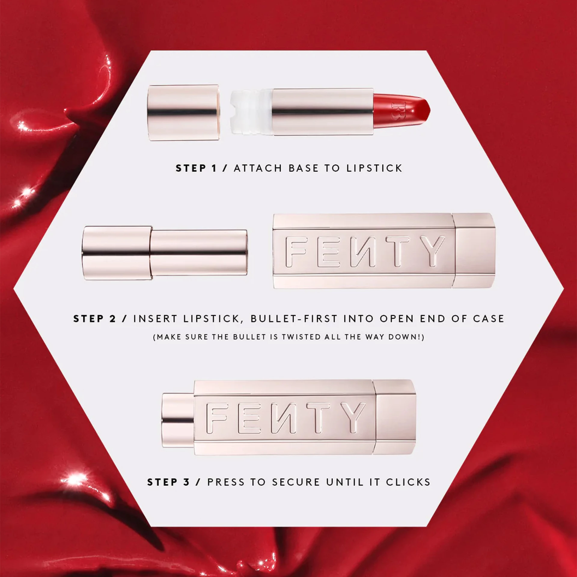 Ruj Icon Semi-Mat Reîncărcabil Pose Queen - Fenty Beauty