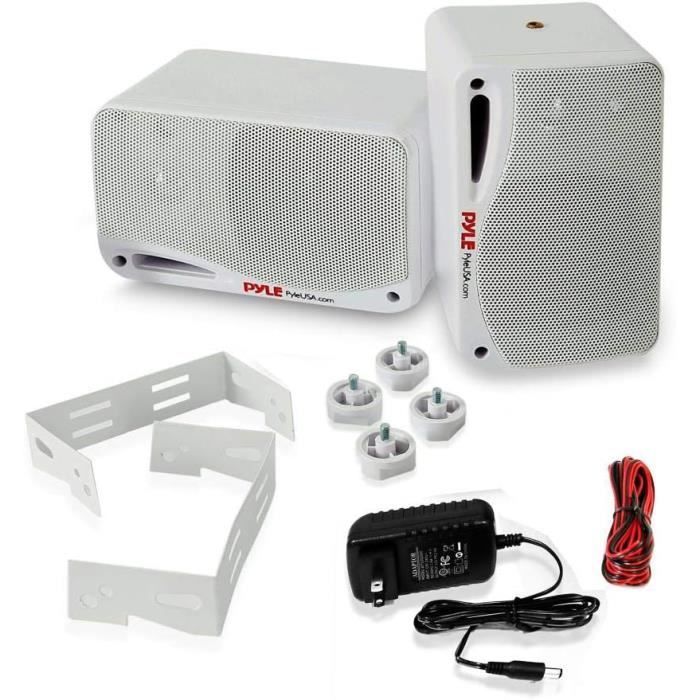 PYLE Bluetooth-luidspreker voor buiten - 200W - Waterdicht - 3-weg - Wand-/plafondmontage