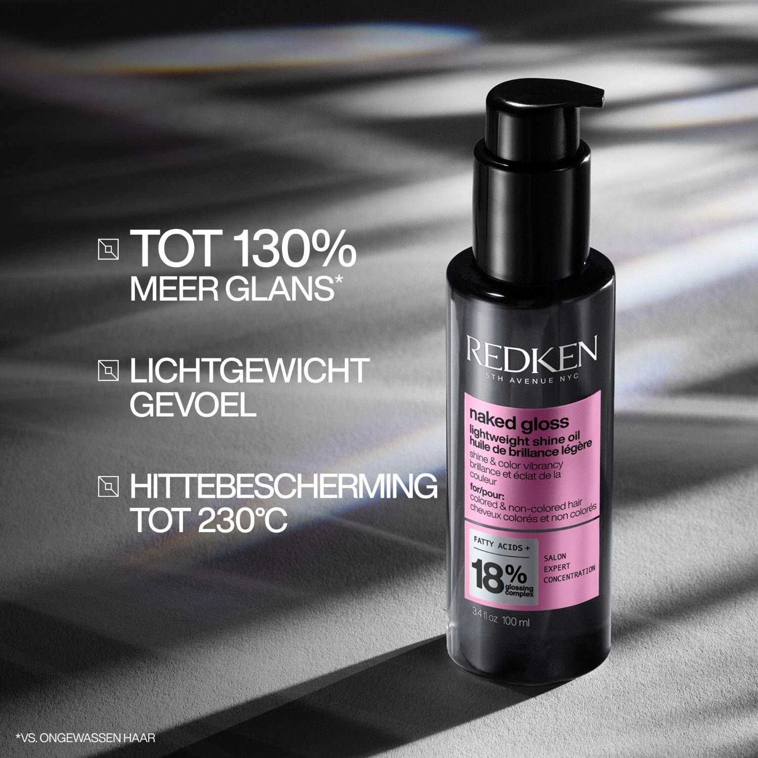 Redken Hair Oil Acidical Color Gloss Naked Gloss Lightweight Shine Oil - 100 ml