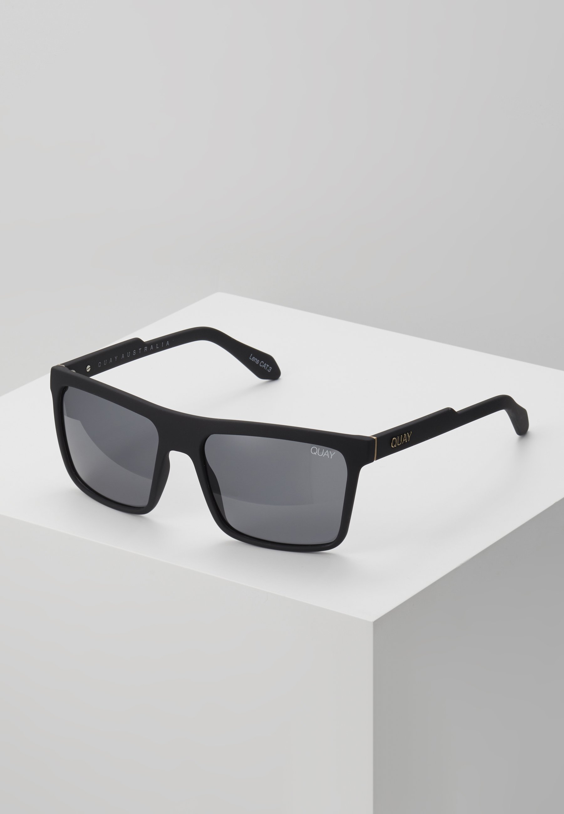 QUAY AUSTRALIA LET IT RUN - Lunettes de soleil - noir mat