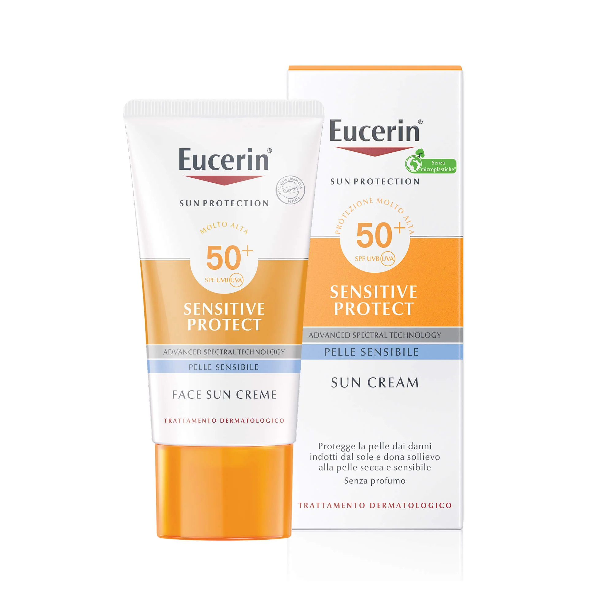 Sun Protection Sensitive Protect Sun Face Creme SPF50+ - Solare viso alta prot.