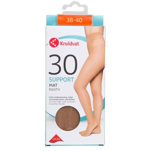 Kruidvat Support Mat 30 Den Panty<br>béžová, veľkosť 38-40