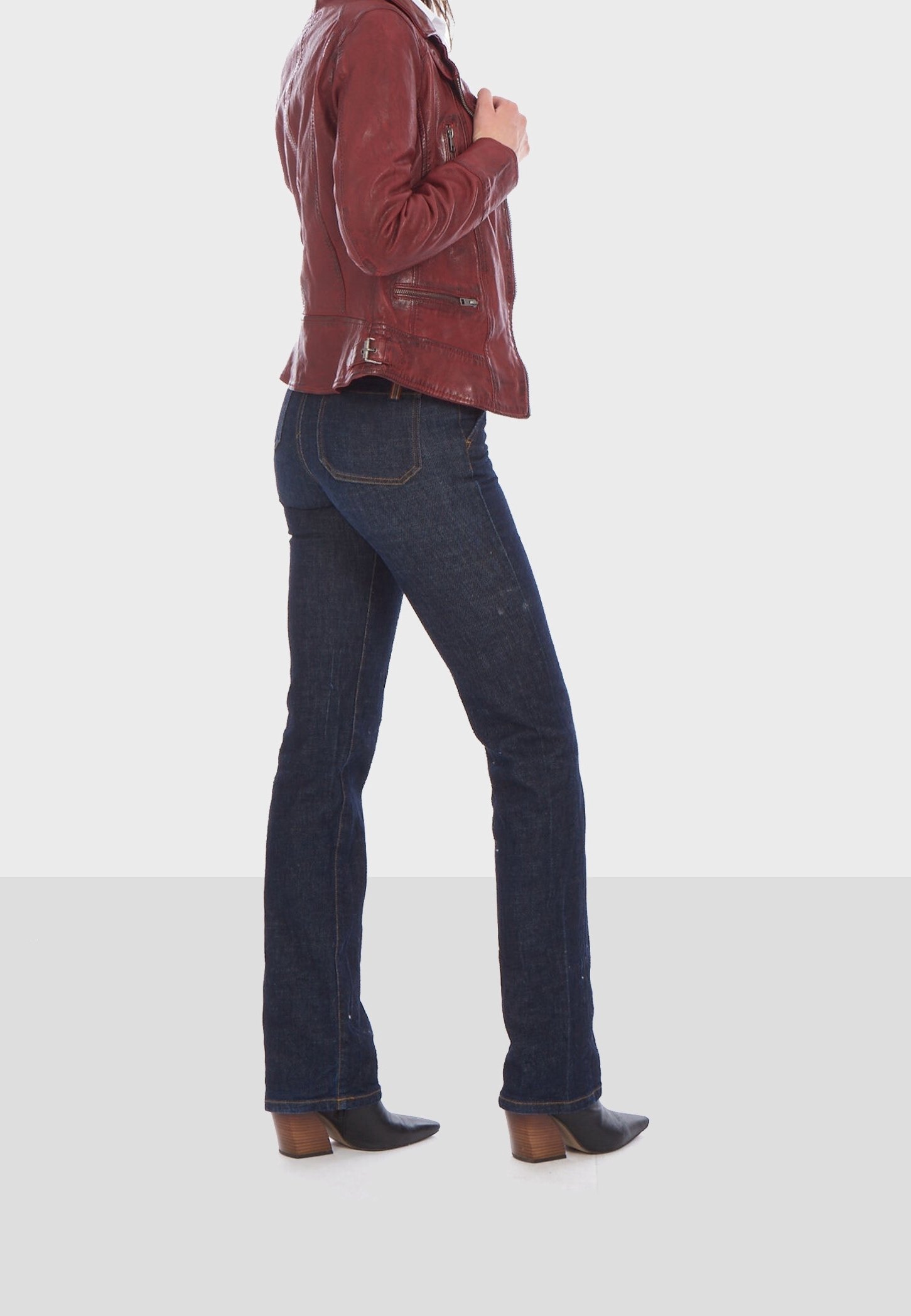 Giacca in pelle Oakwood - rossa