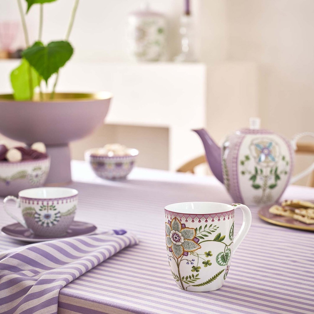 Komplet jedilnega pribora PIP Studio, zajtrkovalni set Lily&Lotus, 3-delni – 1-delni