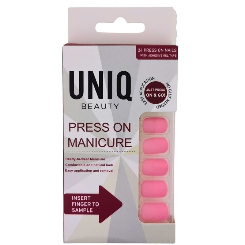 Unghie artificiali UNIQ a pressione/a incastro – 24 pezzi