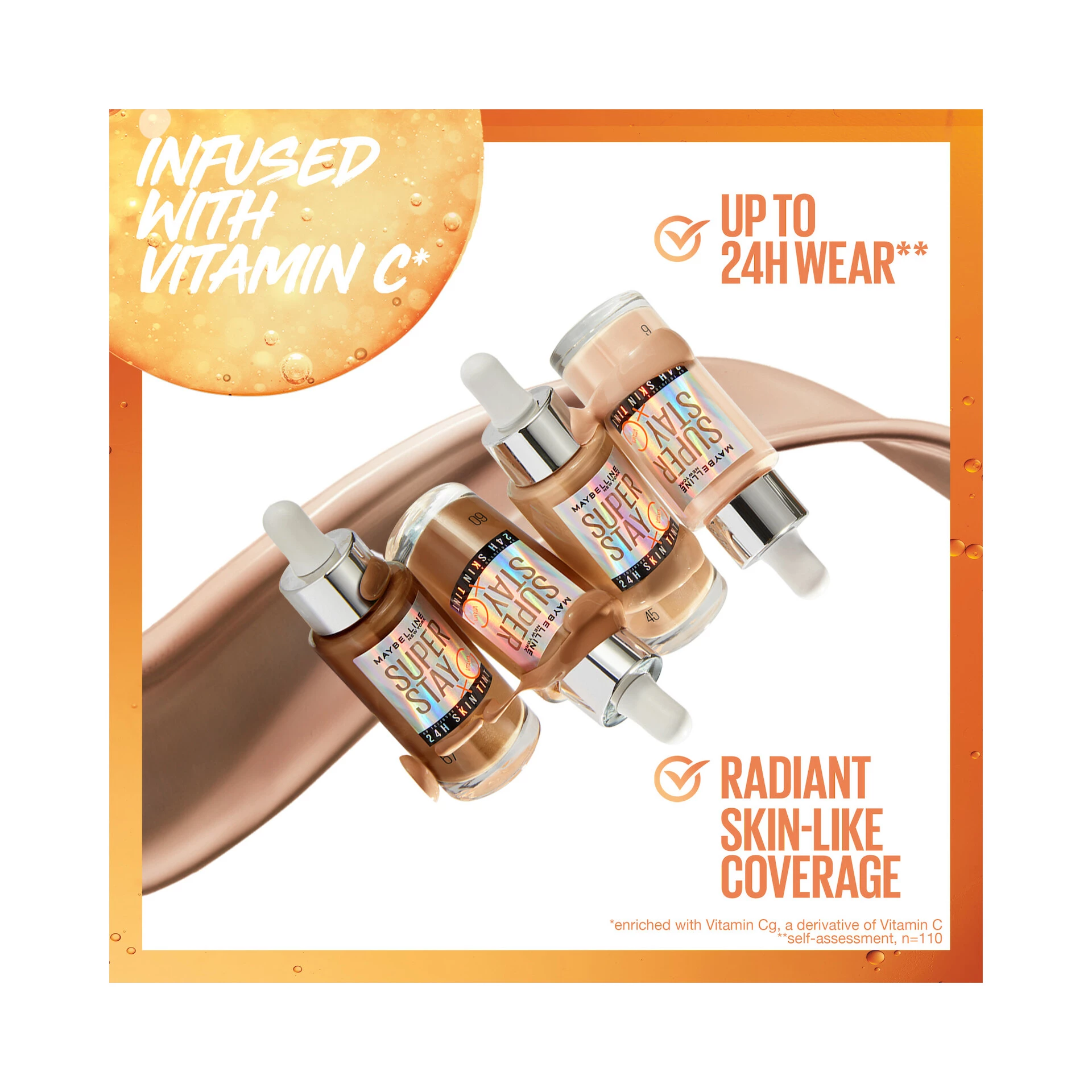 Fond de ten Superstay 24H Skin Tint 5.5 - Maybelline