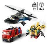 LEGO City 60462 Modulaire Helikopter, Brandweerwagen en Onderzeeër - Speelgoed voor kinderen vanaf 7 jaar