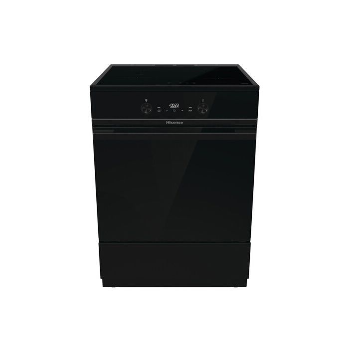 Fogão de indução Hisense HEITS6E70BPMPG 71L, preto