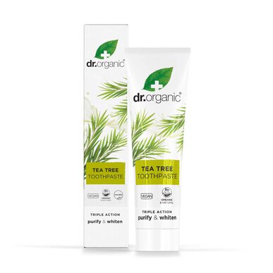 Zubní pasta Dr. Organic s olejem z čajovníku 100 ml
