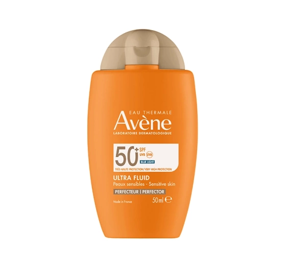 Avène Ultra Fluid Perfector krem do twarzy z pigmentem SPF50  skóra wrażliwa 50 ml