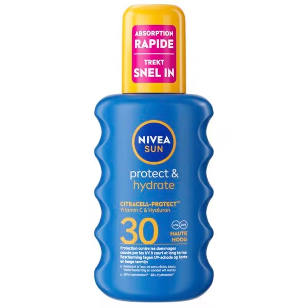 NIVEA Sun Protect & Hydrate sprej za sončenje ZF30<br>200ml