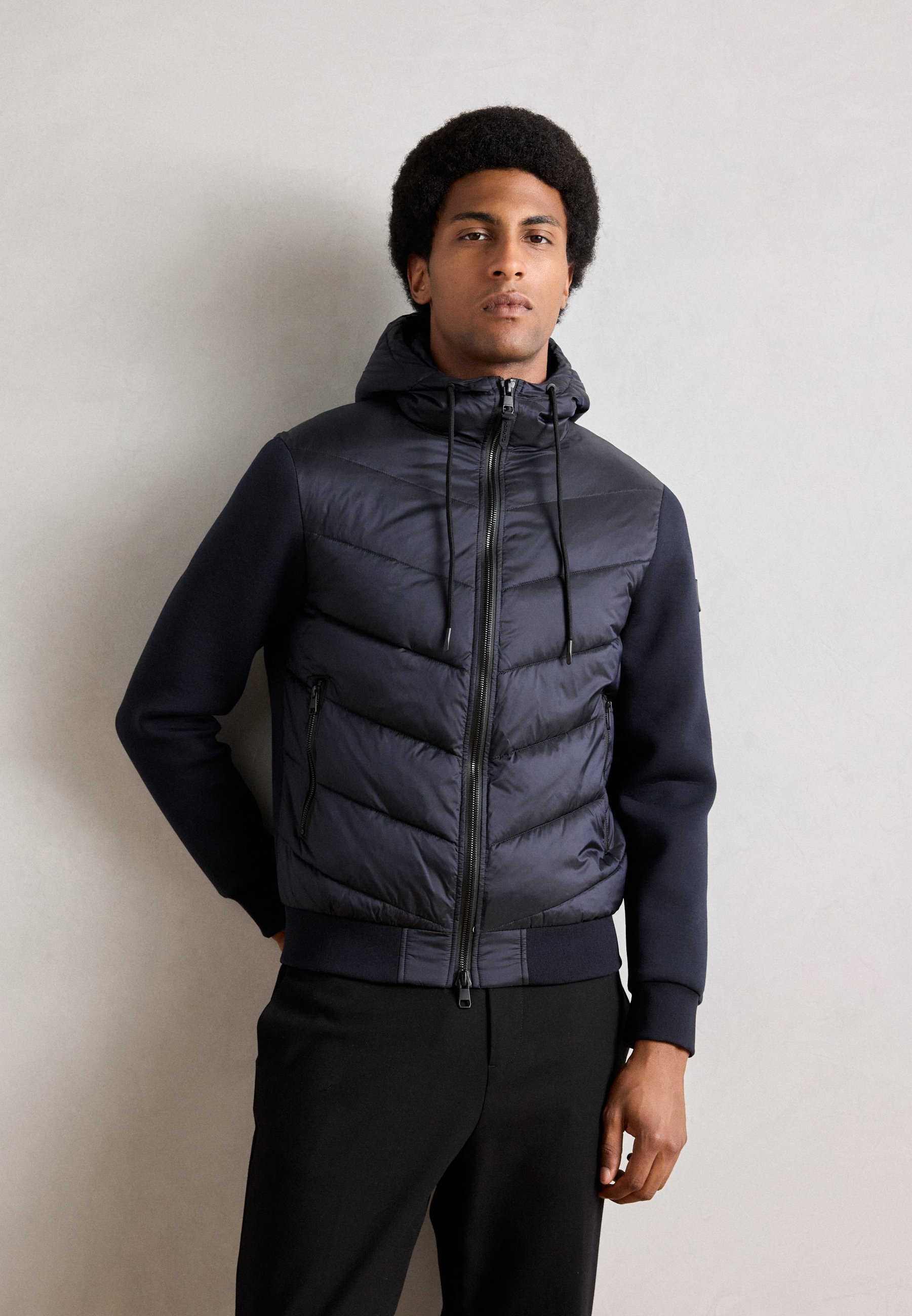 Sweat-shirt zippé Antony Morato SLIM FIT - bleu foncé