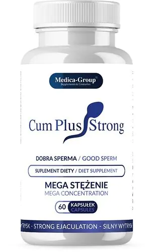 Cum Plus Strong, Suplement diety dla mężczyzn wspierający jakość i ilość spermy, Kapsułki