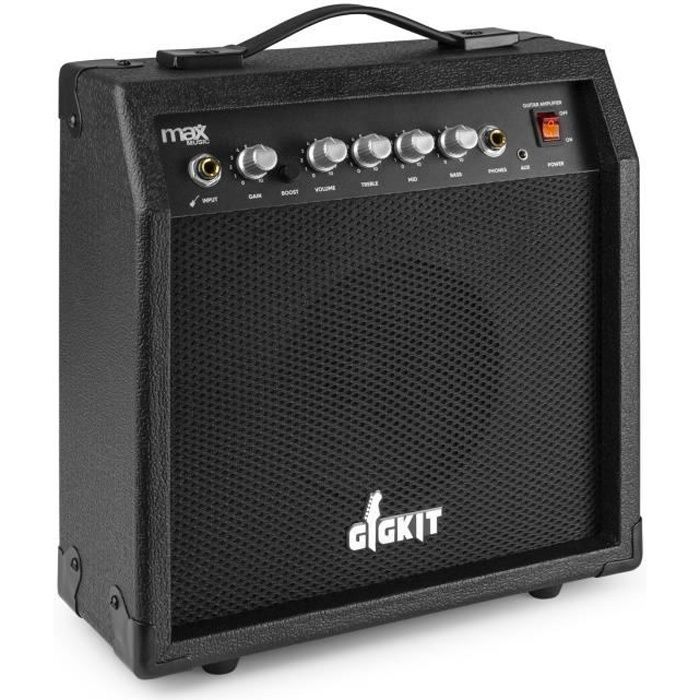 Amplificatore per chitarra elettrica - MAX - GIGKit - 40 Watt - Tono regolabile - Facile da trasportare