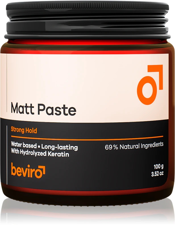 Beviro Matt Paste stiprios fiksacijos plaukų pasta