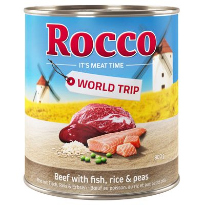 Podróż dookoła świata Rocco: Hiszpania – wołowina z rybą, ryżem i groszkiem