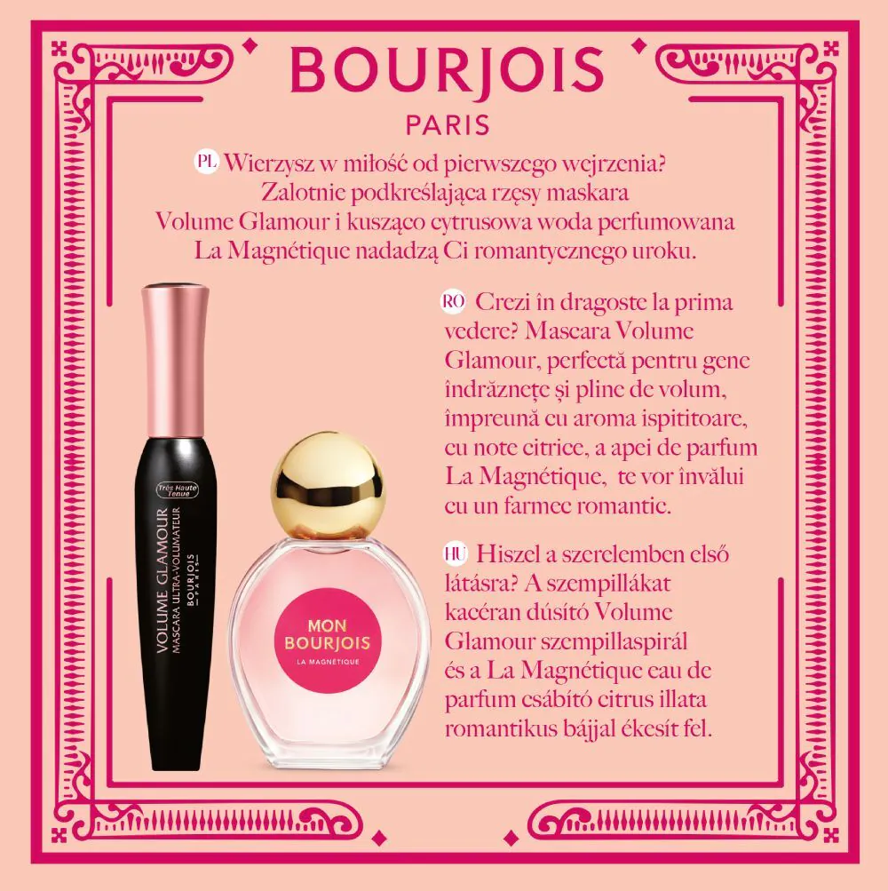 Bourjois Zestaw (Maskara Volume Glamour + Woda toaletowa La Magnetique )