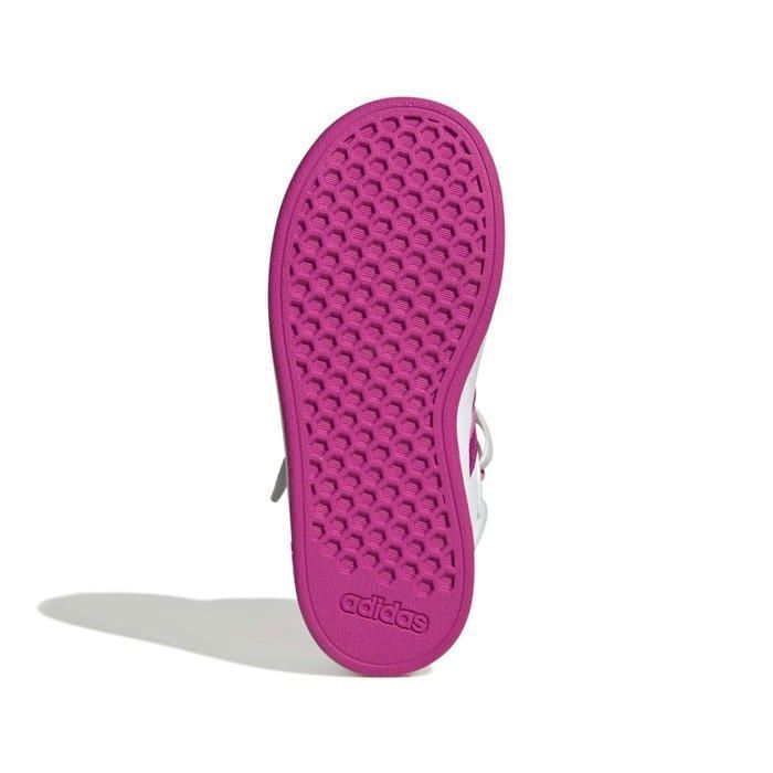 Scarpe Adidas Grand Court Mid K da ragazzo, bianche JR0806