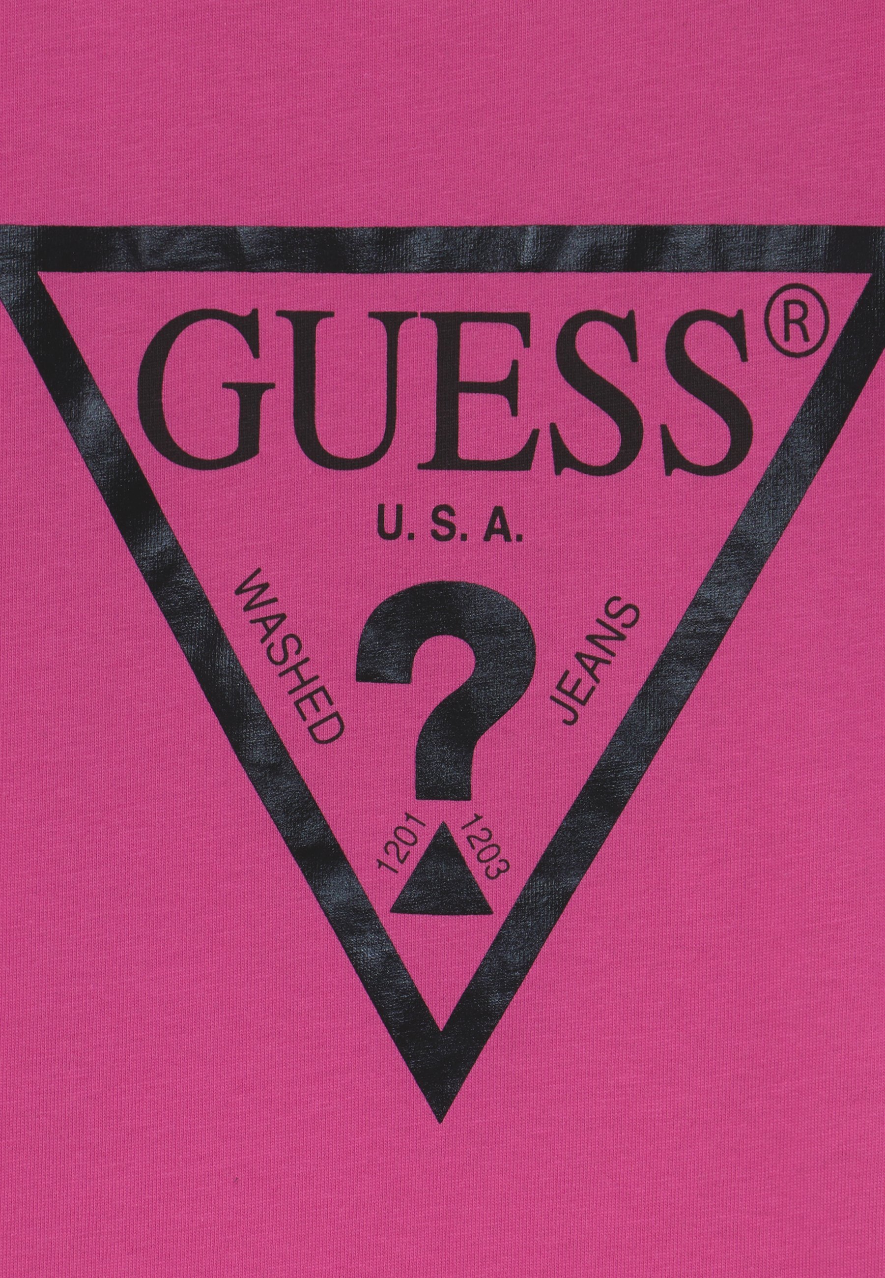 Guess CORE JUNIOR - Bedrucktes T-Shirt - Pink Trip