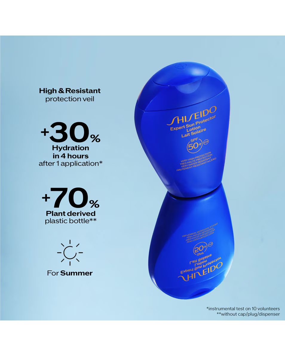 SHISEIDO Expert losjon za zaščito pred soncem SPF50