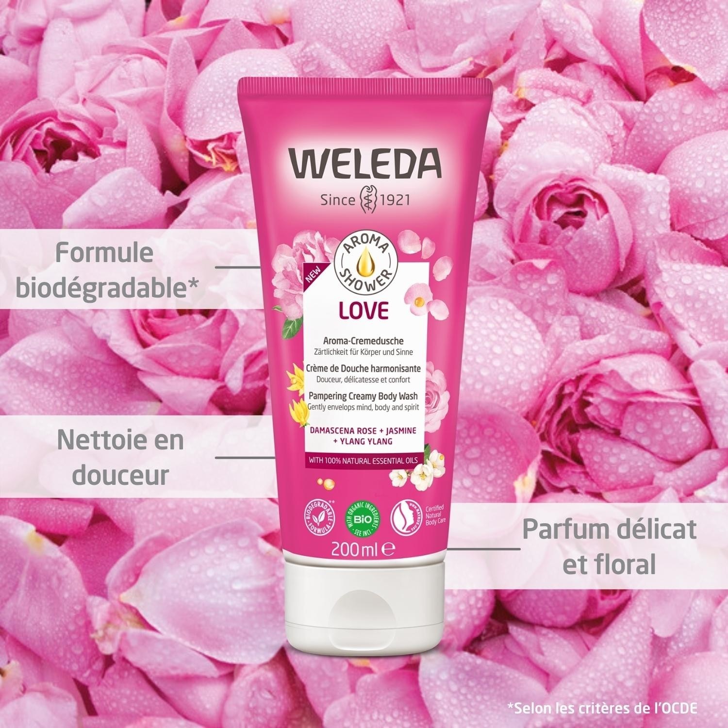 Weleda Aroma Shower Love - 200 ml