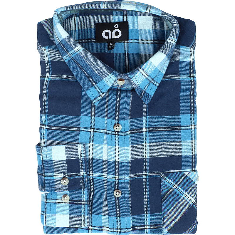 Flannelskjorte størrelse M