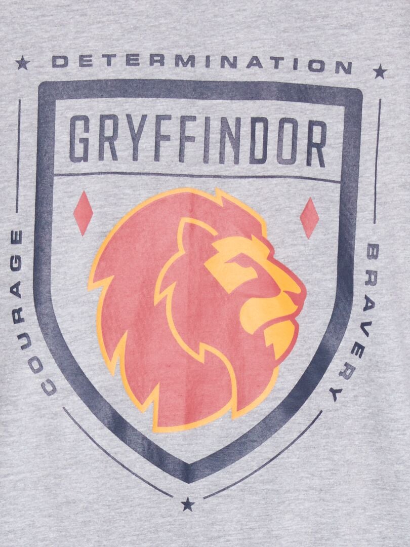 Conjunto de pijama de 2 piezas de Harry Potter - Gris