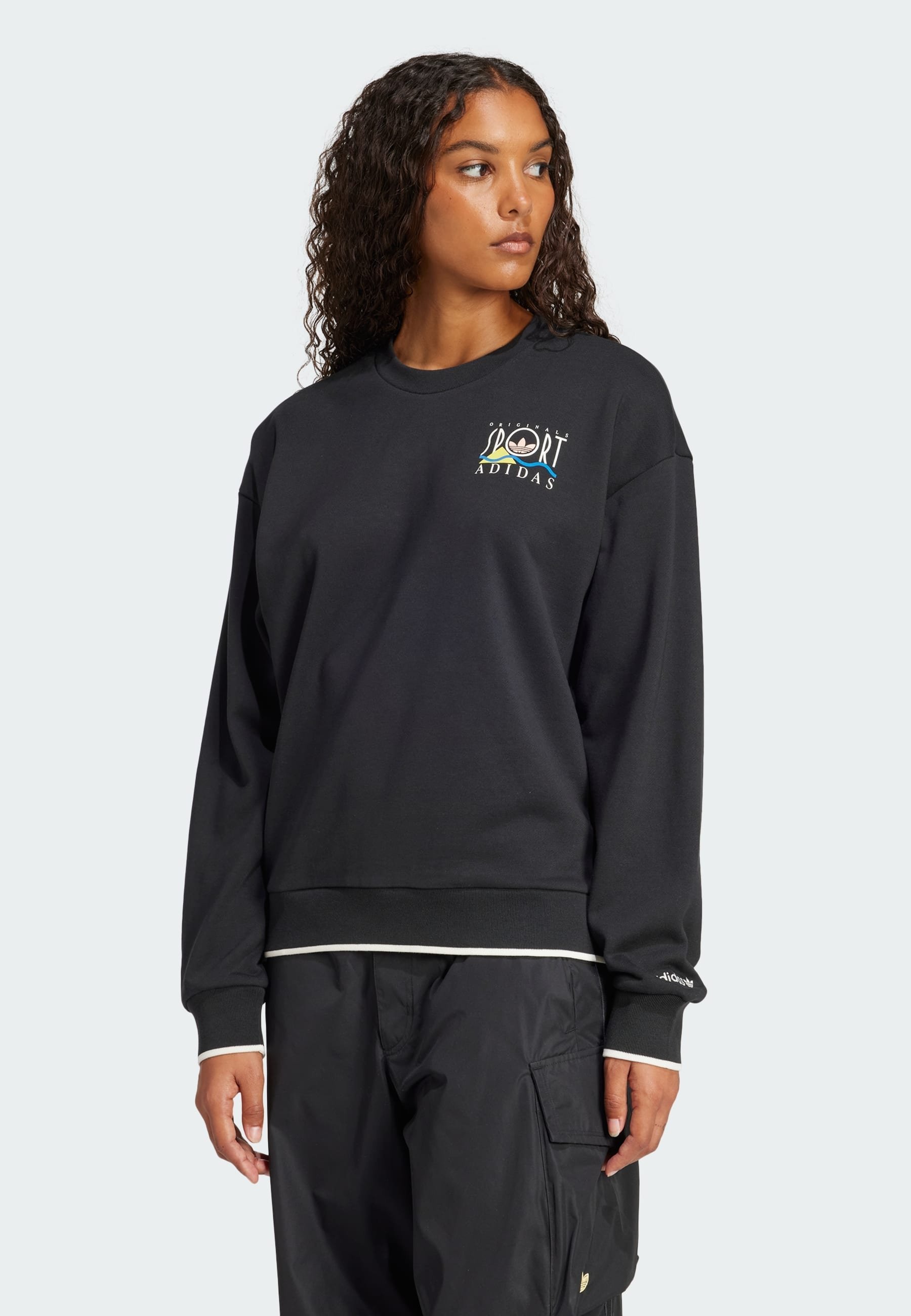 adidas Originals GRAPHIC - Sweatshirt - schwarz